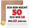 Sugeru Geburtstagskarte 50 mit Umschlag - Ich Bin 18 und 32 Jahre Erfahrung | lustige 50 Geburtstag Grußkarten für Frau & Mann | Personifizieren Besondere Birthday Card 50. Geburtstags (50 Jahre)