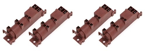 4 x 220 V Gasherd AC Impulszünder mit 4 Klemmen, Gas-Warmwasserbereiter-Teile, Funkenzünder für Kochfelder