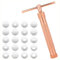 Joselin Ton-Extruder, Fondant-Extruder, Ton-Extruder Aus Edelstahl mit 20 Scheiben, Zuckerpasten-Extruder, Kuchendekorations-Werkzeugset