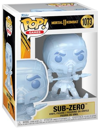 Funko POP! Games: Mortal Kombat 11 - Sub-Zero | Offizielles Gaming Merch - Vinyl Sammelfigur als Regal Deko - Geschenkidee zum Geburtstag für Fans und Sammler