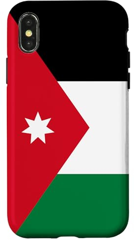 Hülle für iPhone X/XS Jordanische Flagge von Jordanien