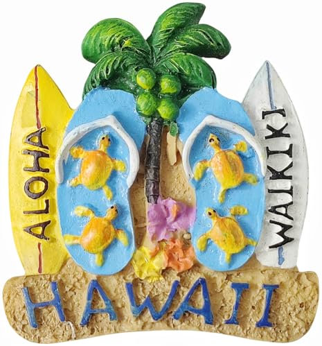 Hawaii United States of America Refrigerator Magnet Tourism Tourist 3D Souvenir Fridge Decoration Magnetic Sticker Craft