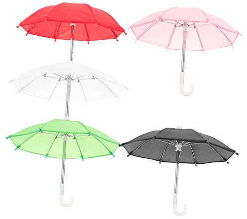 POPETPOP Accessoires pour Poupées de 18 Pouces Ensemble de Jouets Parapluie de 43 Cm pour Garçons Et Filles