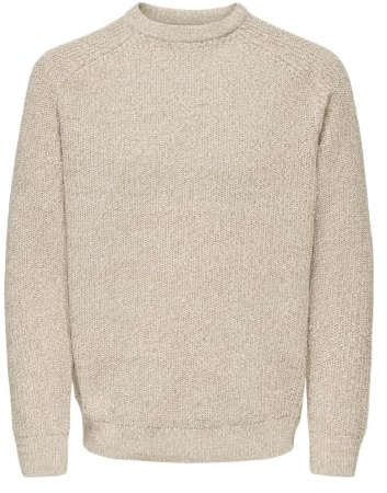 Only & Sons Herren Onsjoin RLX Ls Raglan Knit Onsjoin RLX Ls Raglan Knit (1er Pack)