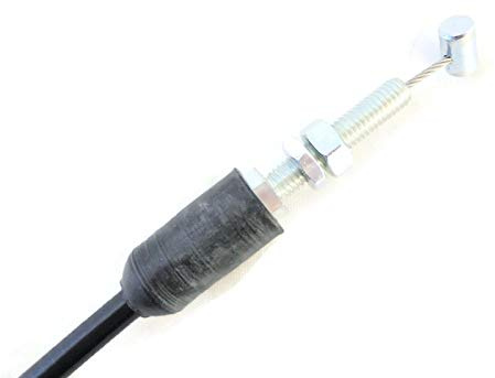 LINMOT GSUOGN125 Throttle Cable Gas Cable for Suzuki GN 125 (82-03) Open Bowden Cable Black