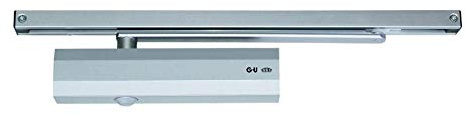 Türschließer G-U BKS OTS 634 mit Gleitschiene silber mit Montageplatte