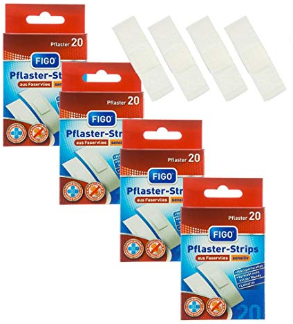varivendo Notizblock + Figo Pflaster-Strips Sensitiv (80 Pflaster + Notizblock)