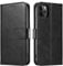 LOLFZ Wallet Case for iPhone 11 Pro Max, Vintage Leather Book Case with Card Holder Kickstand Magnetic Closure Flip Case Cover for iPhone 11 Pro Max - Black
