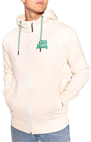 SOURKRAUTS Herren Zipper Hoody Roland Größe XL - Männer Kapuzenjacke mit Reißverschluss