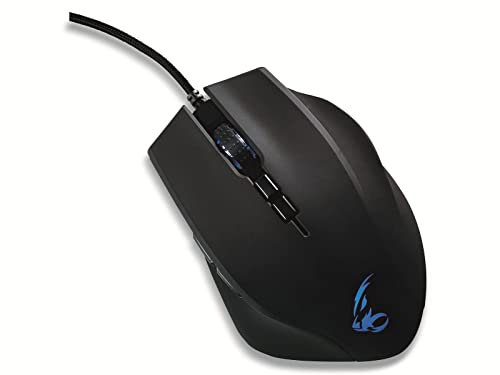 MediaRange MRGS203 Spielmaus mit 8 Tasten USB 2.0-Kabel schwarz