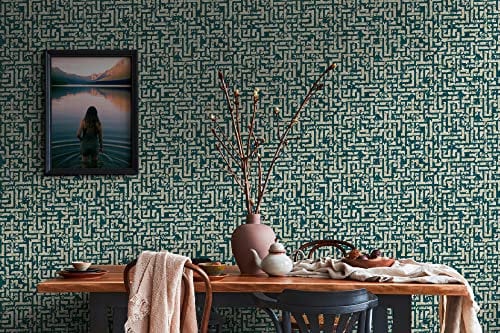 Livingwalls My Home My Spa 386953 Papier peint intissé à paillettes Bleu océan 10,05 x 0,53 m Fabriqué en Allemagne