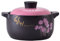 Cocotte en céramique rose de 3 L grande capacité avec couvercle et poignée pour marmite - Pour mère
