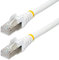 StarTech.com Cavo Ethernet CAT 6a - 3m - Bianco - Cavo di rete LAN Low Smoke Zero Halogen (LSZH) - 10GbE 500MHz 100W PoE++ - Cavo patch schermato S/FTP RJ45 antigroviglio (NLWH-3M-CAT6A-PATCH)