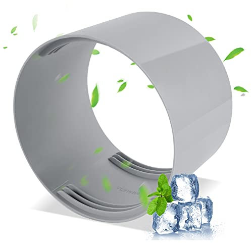 Interface tuyau d'évacuation d'air - Adaptateur de tuyau d'évacuation d'air - Diamètre : 130/150 mm - Flexible en PVC - Pour climatisation, sèche-linge, hotte aspirante (150)