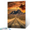 Native America Painting Route 66 USA Malen nach Zahlen Kits Wahrzeichen Leinwand DIY Natürliches Berg-Ölgemälde für Kinder Erwachsene Anfänger mit Pinseln und Acryl-Vintage-Kunst (ohne Rahmen)