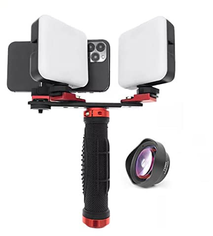 Dental Mobile Photography Light Professional Fill Light Aid Oral Camera Colorimetric Photo Video Flashlight for Dentistry(Size:MK-016+75mm Macro)