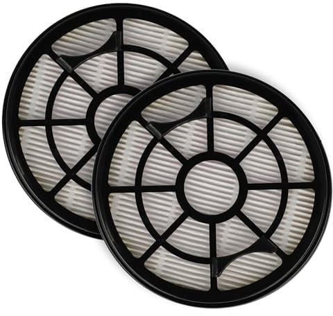 vhbw 2x Staubsaugerfilter kompatibel mit Rowenta Swift Power Cyclonic RO2915, RO2915EA, RO2917, RO2917EA Staubsauger - HEPA-Filter Schwarz Weiß