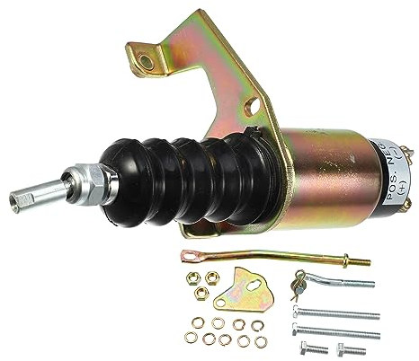 A ABSOPRO 20 Stück Kraftstoffabsperrung Stopp Magnet Ventil für Deutz Schwarz