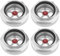 VGOL 4pcs 3/4 Verre de Vue Niveau d'huile de Compresseur d'air Connecteur de Niveau Liquide en Alliage d'aluminium BSP Adapté au Compresseur d'air Vérifier le Niveau d'huile de la Pompe