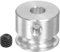 QUARKZMAN V-Typ Riemenscheibe 4mm Bohrung 12mm Außendurchmesser Einzelrille Aluminiumlegierung für 3MM PU Rundriemen Motorwelle Bohrmaschine
