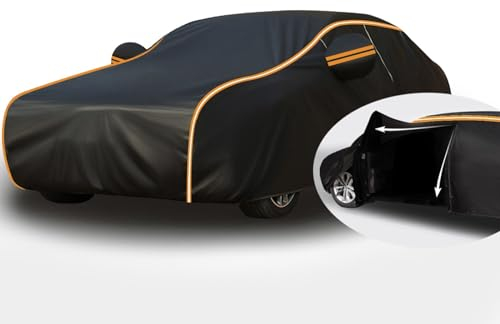 Autoabdeckung für Lamb𝘰rghini Aventador RoaD𝘚ter 2011- (478 x 203 x 113.6cm),Langlebige Kfz-Abdeckung,mit seitlichem Reißverschluss,atmungsaktiv,staubdicht,UV-Schutz,wasserabweisend