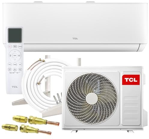 TCL 24000 BTU QC Quick Connect Split Klimaanlage mit WIFI - Kühlen & Heizen - Kein Vakuum ziehen der Leitungen erforderlich