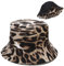 VJUYSW Fischerhut Damen, Leopardenmuster Fischerhut, Reversibel Fischerhüte, Bucket Hat Damen, Anglerhut, Sommer Sonnenhut, für Damen und Herren, Urlaub, Wandern, Camping, Einkaufen