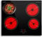 Karinear Ceramic Hob, 4 Zone Electric Hob 60cm Built-in Ceramic Cooker with Pause Function， 6000W Hard Wired Touch Control with Safe Lock