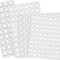 SEPGLITTER 206Pcs Cupboard Door Stoppers, Transparent Silicone Pads, Adhesive Bumper Pads Clear Rubber Feet for Cabinet Doors, Drawers, Glass Tops, Cupboard, Picture Frames, Cutting Boards(4 Size)