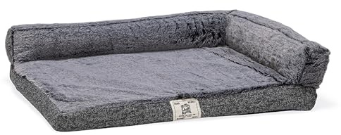 Beeztees Nano Chill Kuzzi, Orthopadisches Käfigkissen, Grau, 61 x 42 x 5 cm