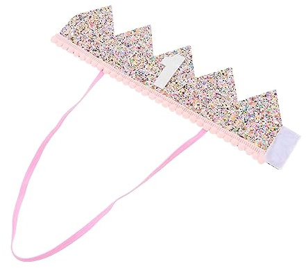 MERRYHAPY Krone Zum 1 Geburtstag Junge Stirnband Geburtstagskrone Neugeborene Geburtstagskrone Für Jungen