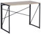 HOMYLIN Computer Workstation Desk – 100x50x75cm, Steel Frame & Light-Colored MDF Top – Modern Office Desk for Home, Study, Gaming – Easy Assembly