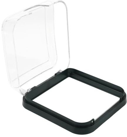 DIYEAH Steckdosenschutzabdeckung für Badezimmer Wasserdichte Selbstklebende Abdeckung für Steckdosen Transparent für Haushalte und Hotels Einfache Installation