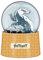 Silver Buffalo Harry Potter Schneekugel Hufflepuff-Dachs, 45 mm, beleuchtet, in Einzelhandelsverpackung