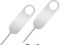 4pcs Doorbell Key Tool Security Pin Video Doorbell Opening Pin Tool Release Removal Key Replacement Reusable Remove Mount and Battery Replacement Compatible with Arlo, Nest and Eufy