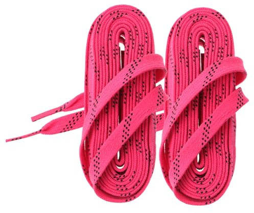 VINTORKY Schlittschuhschnürsenkel Für Hockey Flach Gewebt Langlebig Und Elastisch Für Eishockeyausrüstung Und Andere Sportschuhe