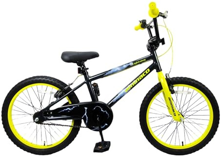 Lightning 18 Boys Kids Alloy Bike Black Yellow Alloy Frame Age 6 Years +