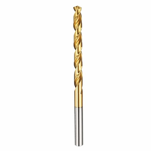 Kozelo 1 broca – [6 mm de diámetro] M42 8% cobalto HSS herramienta de corte para mecanizado de metal duro, acero inoxidable, carpintería, artesanía, ángulo de corte de 135° TiN