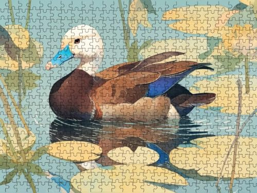 Puzzle 5000 Teile Erwachsene, Ententeich Puzzle Herausfordernde Familie Aktivität Spiele, DIY Handwerk Puzzles Geschicklichkeitsspiele Erwachsene, Herausfordernde Puzzles Geschenk für Freunde R2KH-919
