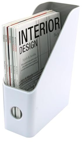 Advantus Fusion Zeitschriftensammler Weiß/Grau