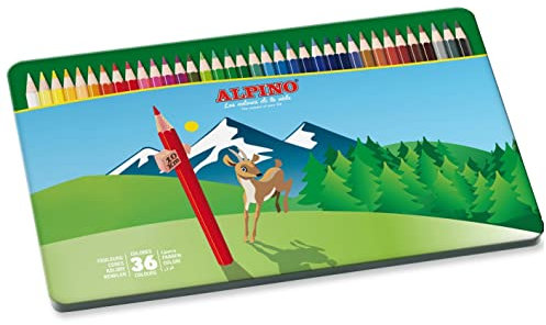 Alpino LÁPIZ 36 UNIDADES CAJA METÁLICA