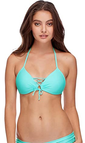 Body Glove Women's Smoothies Updated Baby Love Molded Cup Triangle Bikini Top