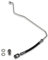 BESTPRICE 1x Bremsschlauch hinten links Länge 184mm mit Hohlschraube & Rohrleitung Kompatibel mit A udi A6 C5 (4B2) (4B5), SKODA SUPERB 1 (3U4), VW PASSAT B5 (3B5) (3B2), PASSAT B5.5 (3B3) (3B6)
