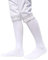 LEONARK Fechtstrümpfe für Degen, Säbel und Folie - 100% Baumwolle - Schutzzäune für Kinder und Erwachsene - für männliche und weibliche Fechter (White, XL)