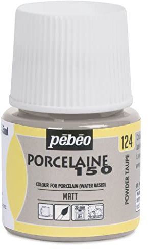 Pébéo Flacon 45 ml Peinture P150 porcelaine Coloris Mat TAUPE POUDRE