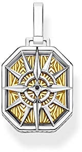 Thomas Sabo Unisex Anhänger Kompass Gold 925 Sterling Silber PE867-849-7