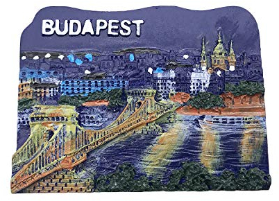 3D Budapest Ungarn Kühlschrankmagnet Tourist Travel Souvenirs Handgemachte Harz Handwerk Magnetische Aufkleber Home Küche Dekoration Kühlschrankmagnet Sammlung Geschenk