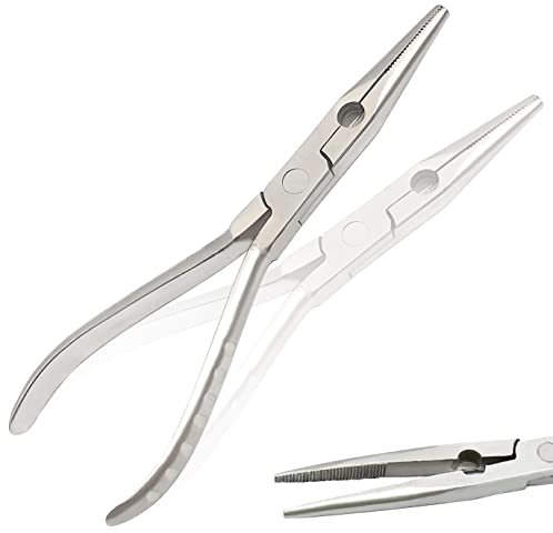 OdontoMed2011 8 Stainless Steel Needle Nose Fisherman's Pliers Fisherman Plier (Silver)