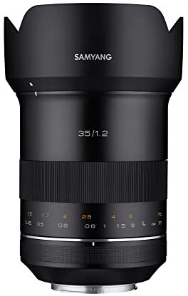 Samyang - Obiettivo XP 35 mm f/1.2 con messa a fuoco manuale per Canon EF