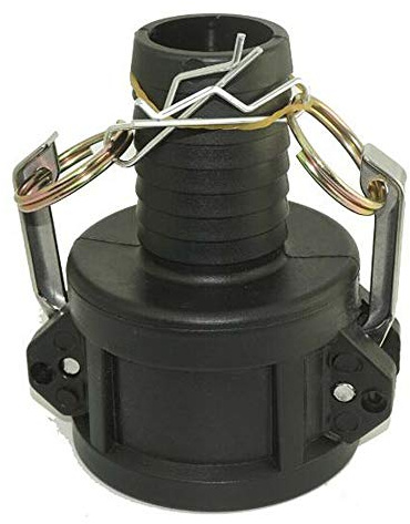 IBC Tote Tank IBC Adapter auf Camlock Buchse Schlauchverschraubung Adapter auf Schlauchstutzen 2.5 cm